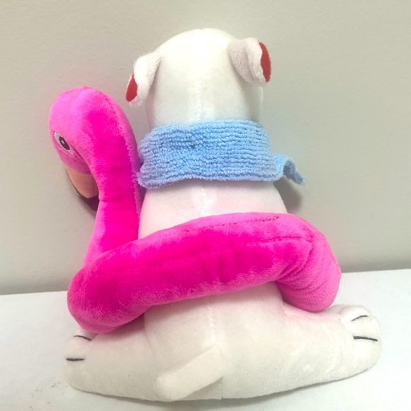 🌸☀️ Limited Edition Pink Floaty Bullseye Plush Dog! ☀️🌸 - Picture 3 of 3